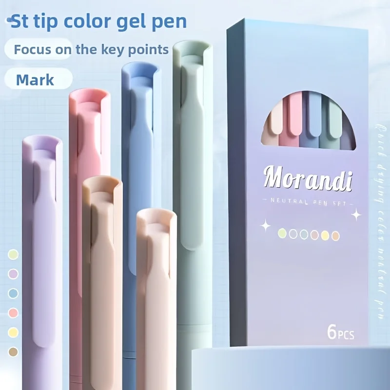 심플한 디자인의 컬러풀한 클릭형 볼펜, 높은 미적 가치의 INS 학생용 형광펜, 사무실 서명용 ST 니들 헤드 펜