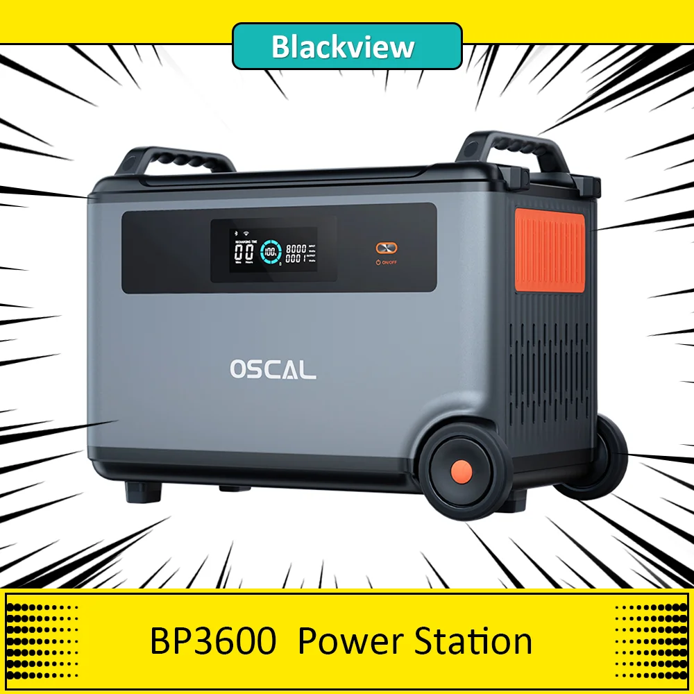 Blackview Oscal Bp3600 3600Wh Batteria Extra Per Powermax 3600 Centrale Elettrica Portatile