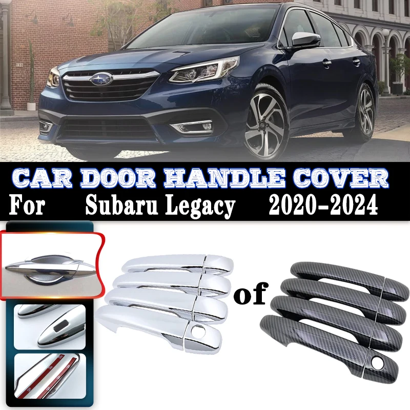 

For Subaru Legacy Accessories BW 2020 2021 2022 2023 2024 Car Door Handles Covers Exterior Scratch Protective Decor Accessories