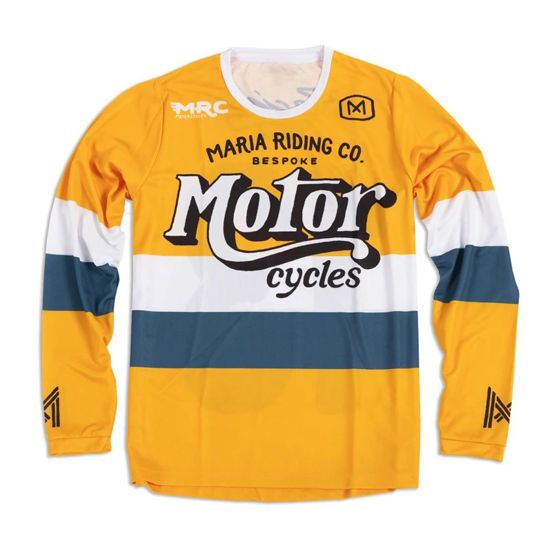 thumbnail image 1 of Camiseta de manga larga para motocross del equipo de carreras todoterreno Maria EX, ropa de ciclismo de montaña para descenso y BMX, 1 of 5