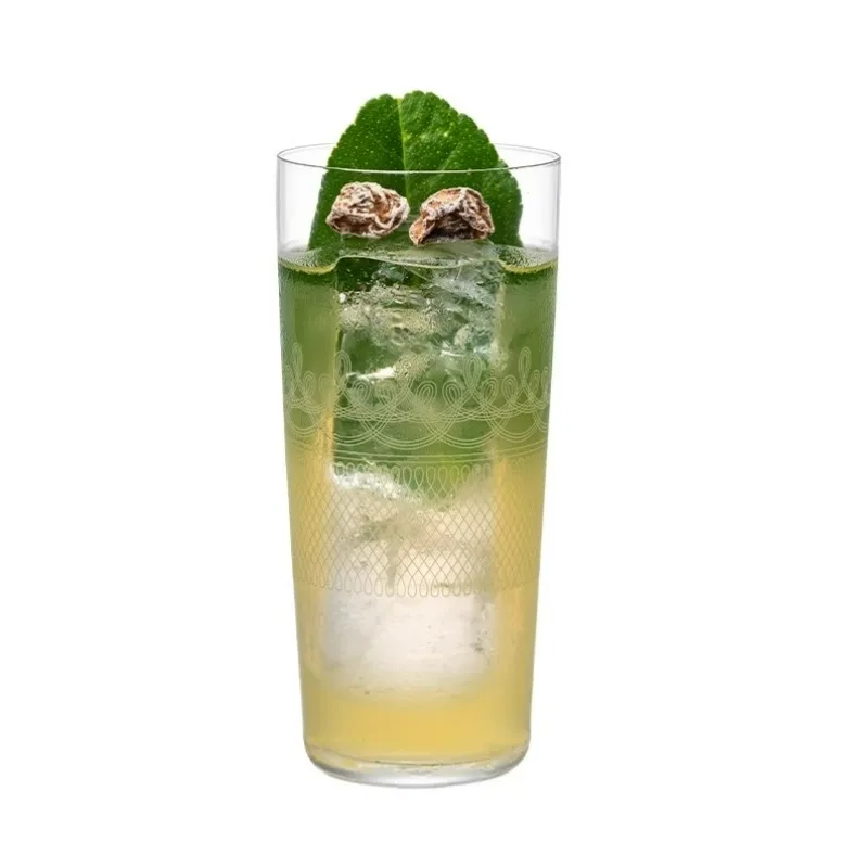 Japanese Baked Colin Cup, Thin Cocktail Glasses Cups, Highball Whiskey Glass Cup, Creative Slanted Bubble Cups,Bar Kitchen Tools