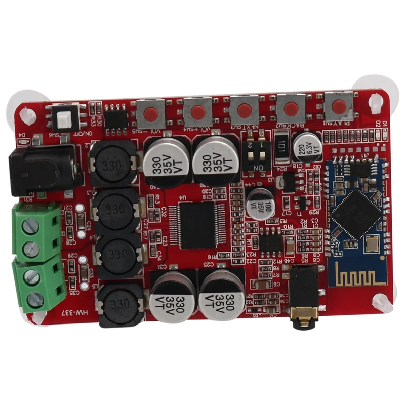 B63B-TDA7492P 50W+50W Digital Amplifier Board Wireless Bluetooth Audio Receiver Amplifier Board Module Power Supply 8-25V