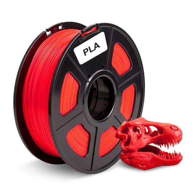 PETG PLA Filament 1kg 1.75mm Diameter Tolerance +/-0.02mm 320m/Roll 100%No Bubble High Strength FDM 3D Printer Printing Material PLA Red