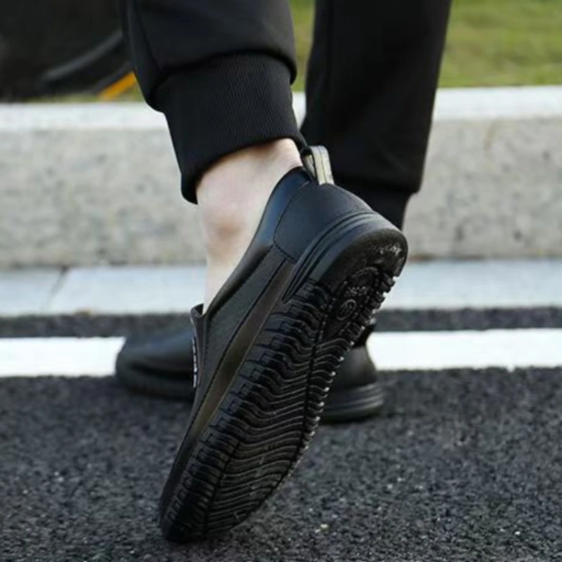 Bottes de pluie homme imperméables antidérapantes sans lacets - Qualité supérieure design