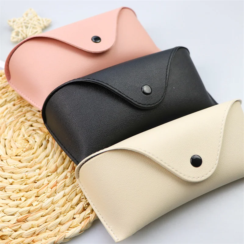 Étui à Lunettes Rectangulaire En Cuir Synthétique Tissé - Coque Rigide Avec Doublure Velours - Protection Anti-Rayures
