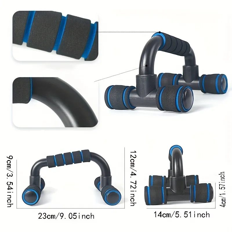 I-shape H-shaped Push-up Support Sponge Sleeve CH Muscle Training Indoor Body-building Arm Strength Training Support