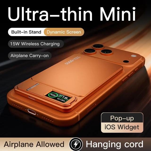 10000mAh Magnetic Power Bank for Magsafe,20W Slim Portable Wireless Charging External Battery for iPhone 17 16 15 14 13 Pro Max 1