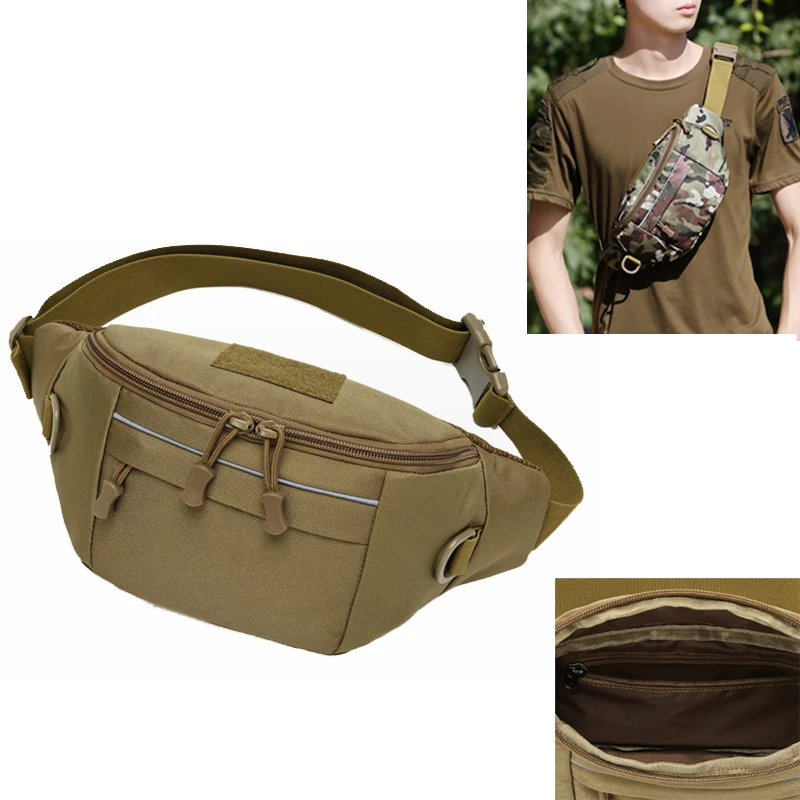 

Men's Multifunction Shoulder Bag Outdoor Sports Fanny Pack Hiking Chest Bags Travel Camping Crossbody Pack For Male Female Women