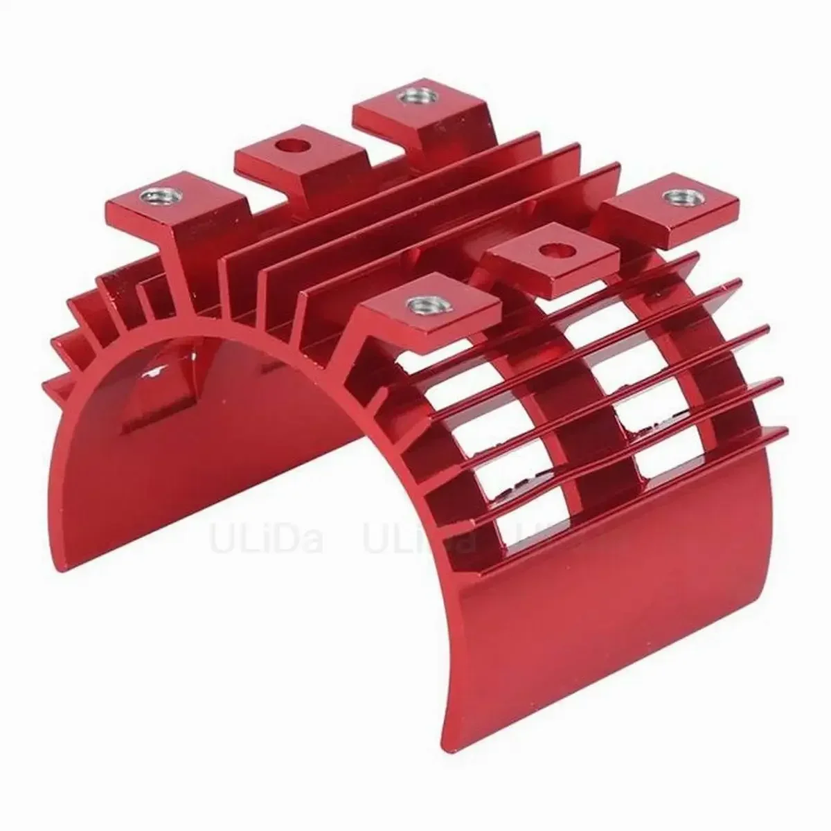 Dissipateur thermique moteur RC 36mm aluminium dans sa boîte, étiquette avec référence produit.