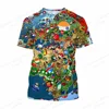 Summer Men's T-shirt Flag Of The World 3d Print T-shirts Men Women Fashion Short Sleeve Tshirt Kids Tops Tees Boy T Shirt Flag 2
