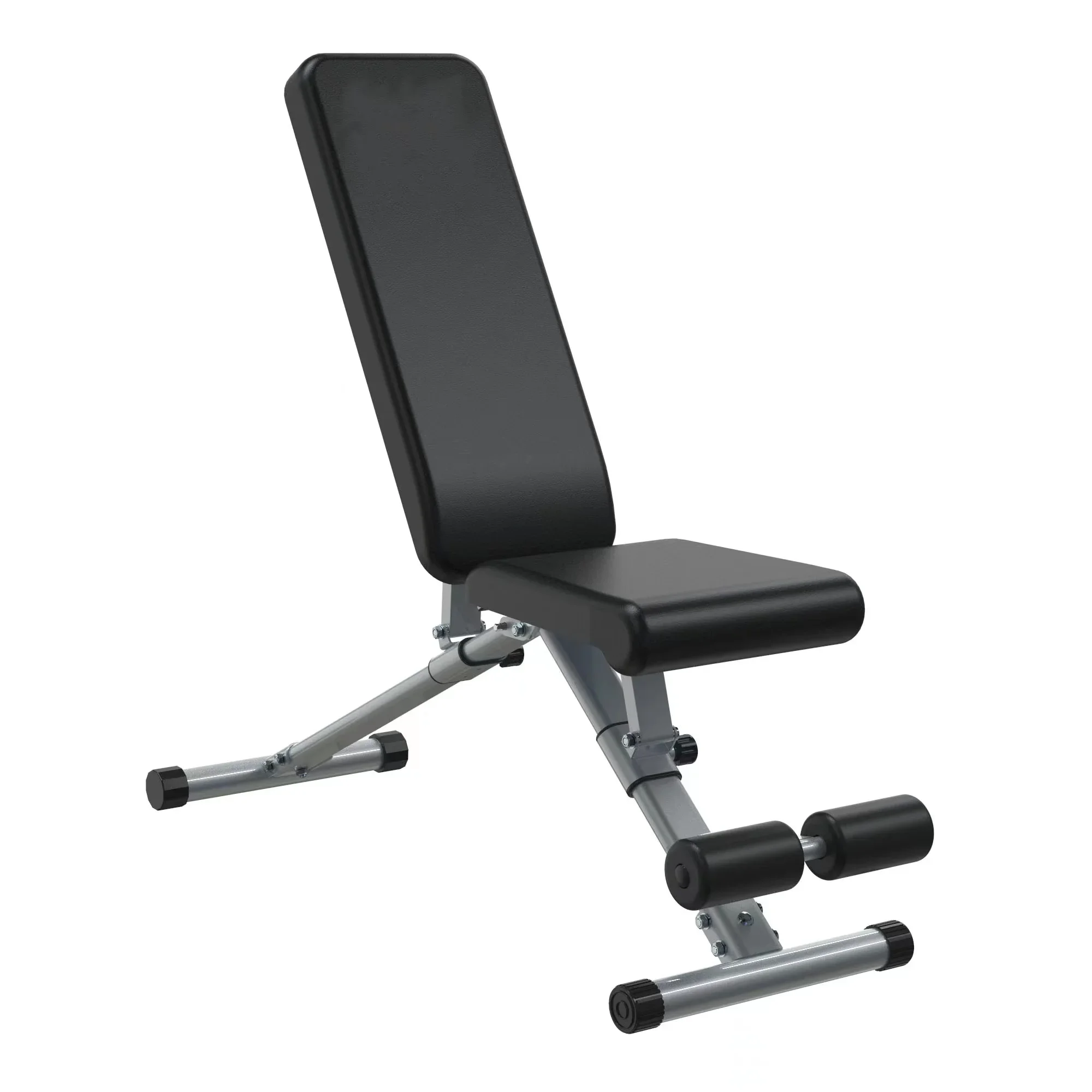 Wellshow Home Use Adjustable Foldable Fitness Bench Press Exercise Press Weight Lifting Gym Weight Bench With Leg Extension