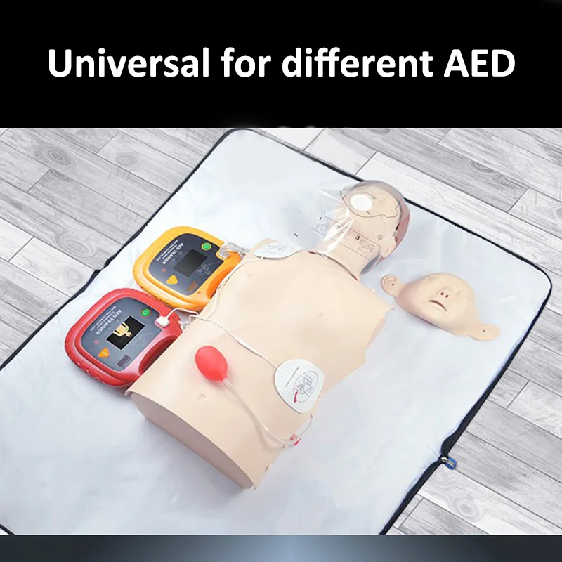 AED Training Device Patches First Aid Training Replacement Pads Adult/Childs Training Universal Trainer - 6