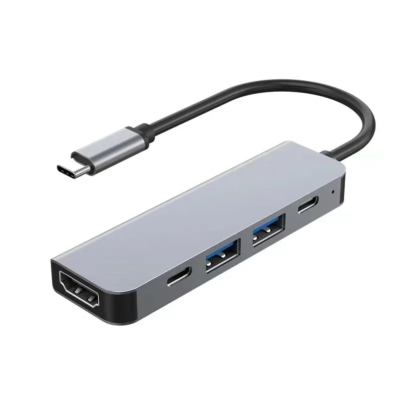 Versatile 7-in-1 USB-C Hub: High-Speed Multi-Port Dock with Power Delivery Charging