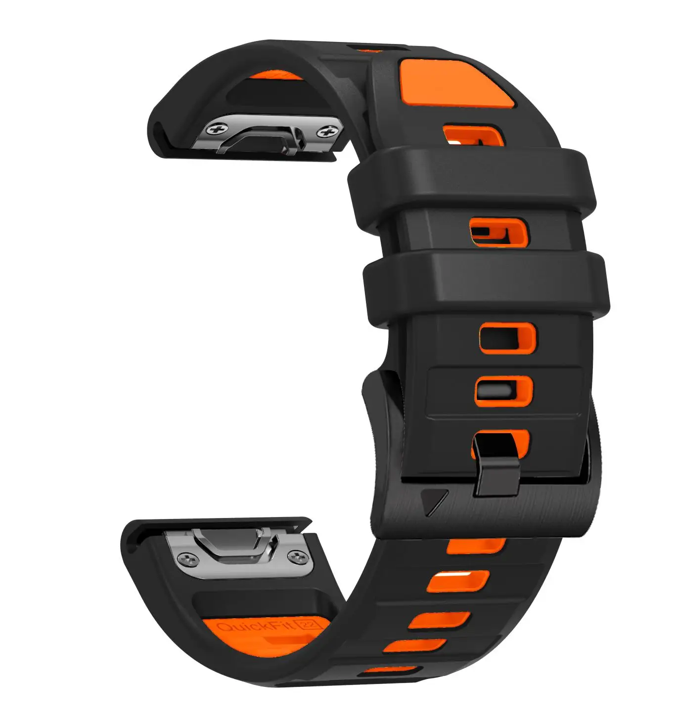 Silicone Replacement Watch Strap with Quick Fit 26/22mm