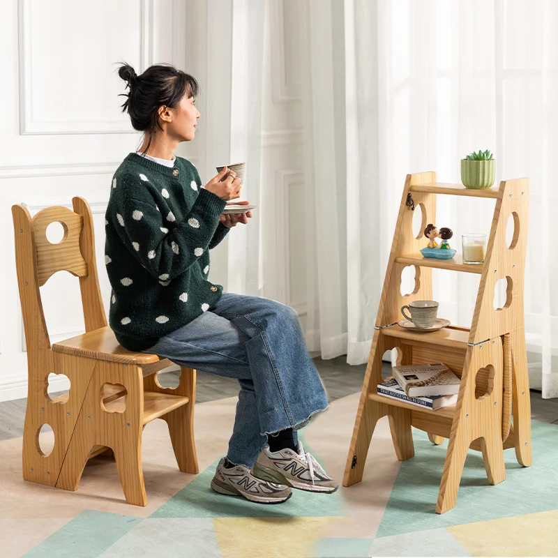 Ins 단단한 나무 사다리 의자 보관 등산 단계, 대나무 접이식 사다리, 다기능 가정용 2 단계 의자 Best5 Ins 단단한 나무 사다리 의자 보관 등산 단계, 대나무 접이식 사다리, 다기능 가정용 2 단계 의자 Best5