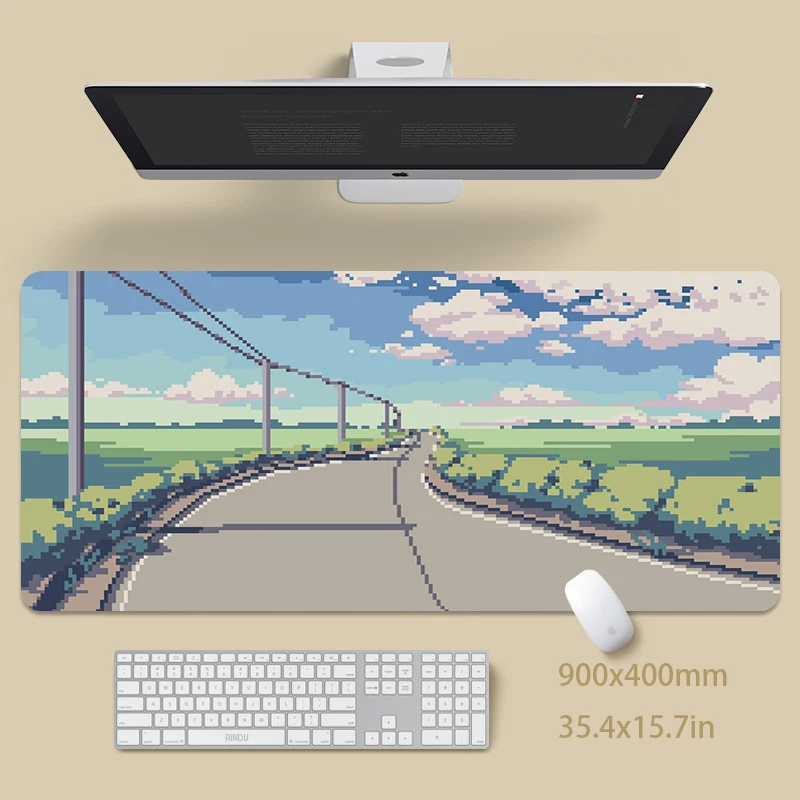 

Large Gaming Mousepads Mosaic Mouse Pad Computer Mousepad Desk Mat 90x40cm Desk Pads For PC Keyboard Mats Table Rug