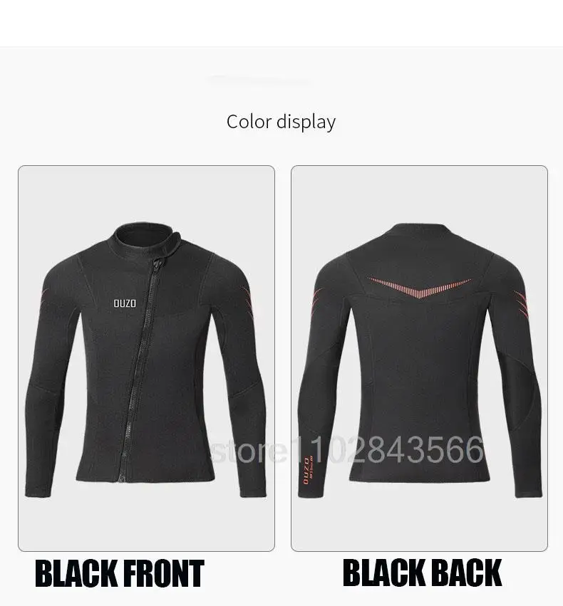 3MM Men Wetsuit Neoprene Underwater Keep Warm Diving Suit Kitesurf Surf Surfing Spearfishing Jacket Pants Clothes WetSuit