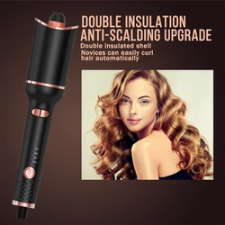 Electric Hair Curler Temperature Adjustable Curling Iron With Indicator Portable DIY Hairdressing Waver Styler Tool EU Plug