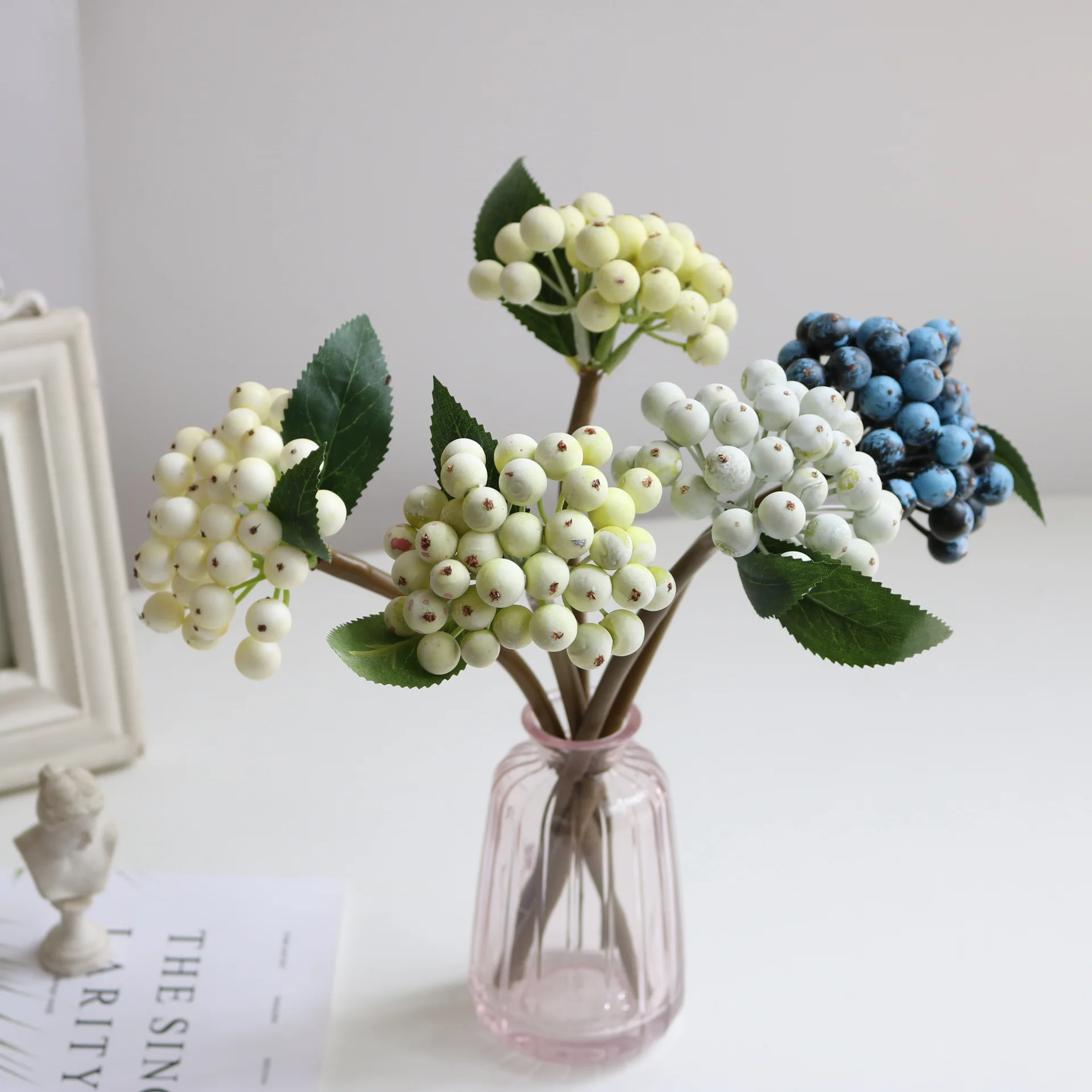 Simulated Flower Small Berries European Style Living Room Ornaments Christmas Decoration Flower Arrangement Accessories