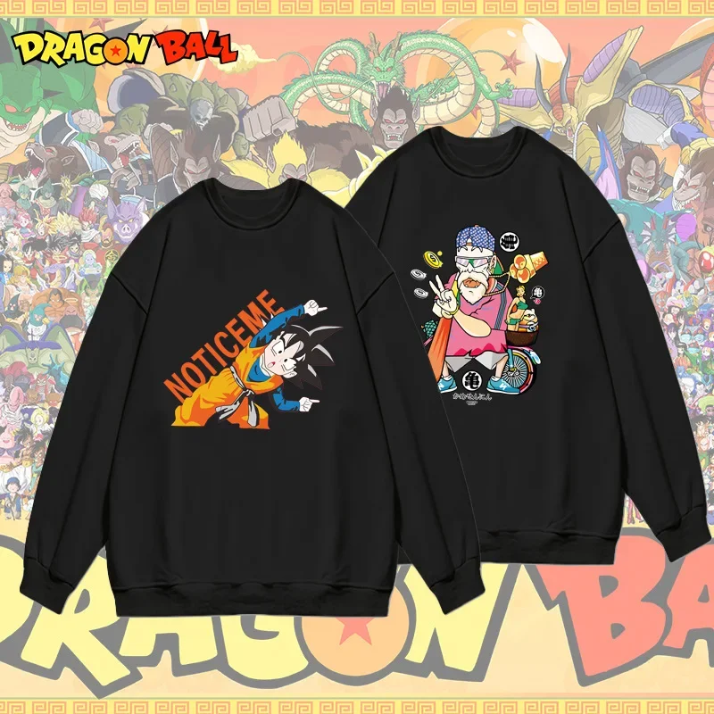 

Dragon Ball Sun Wukong Turtle Fairy Round Neck Long Sleeve Autumn Winter Men's and Women's Pure Cotton Top Jacket