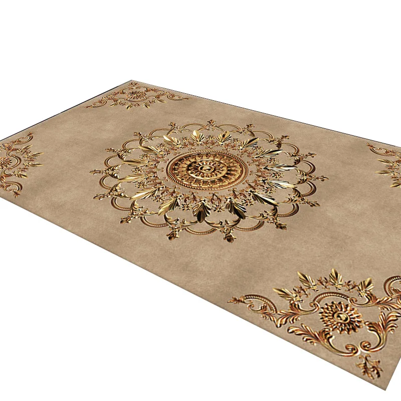 

3D retro printed carpet for living room and bedroom