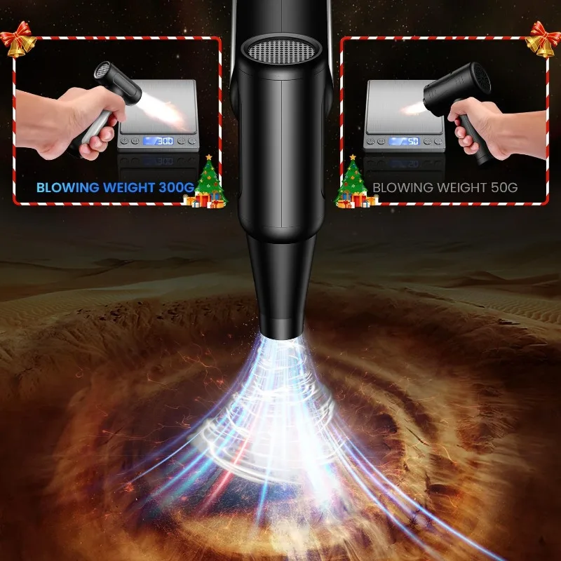 300000RPM Upgraded Metal Electric Air Duster - Jet Dry Mini Blower With - View #4