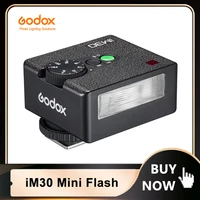 Godox iM30 Mini Flash Portable on-camera iFlash for Sony Canon Fujifilm Camera Hot Shoe for Outdoor Shooting 1