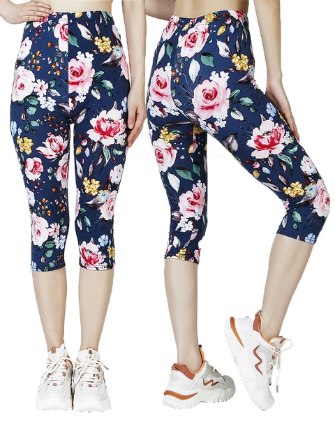 Cuhakci Fashion Women Leggings Beautiful Leaf Floral Printing High Waist  Jeggings Stretch Pant Sexy Hot Sale Clothing Mujer - Leggings - AliExpress