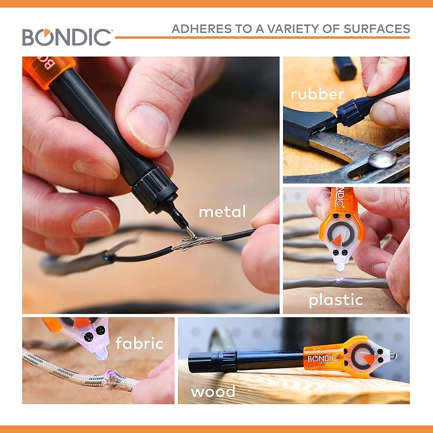 Bondic Glass Glue Pen Liquid Tape Flashlight UV Strong Quick Repair Glue  Tools Plastic Metal Woodwork Welding Glass Glue Pen