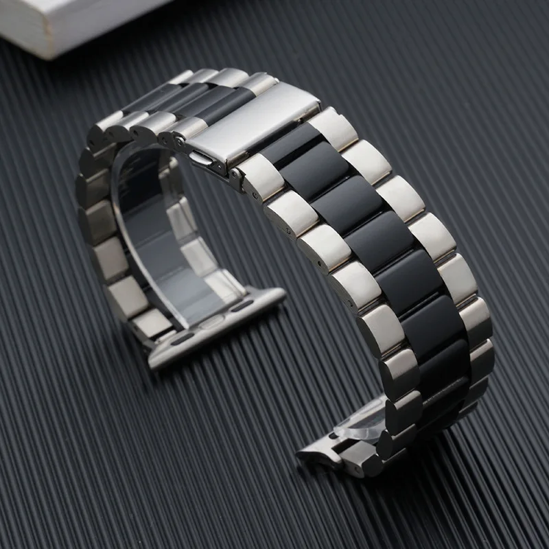 Premium Stainless Steel Watch Strap Bracelet - Elegant and Durable Design