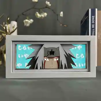 NarAAAnime Peripheral 3D Photo Frame LightManga Night Light, Laser Carmapped Paper Lamp, LightBox, Table Lamp, Room Decoration Gift 15