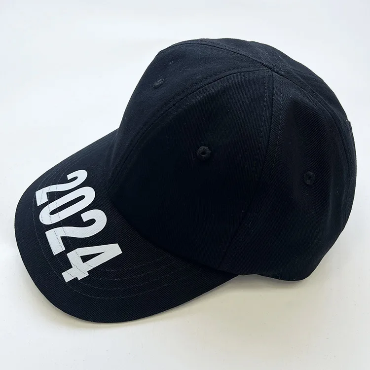 New Fashion Kanye West Streetwear Hip Hop Baseball Cap 2024 Print Caps For Men Solid letters Black Hat casquette 4