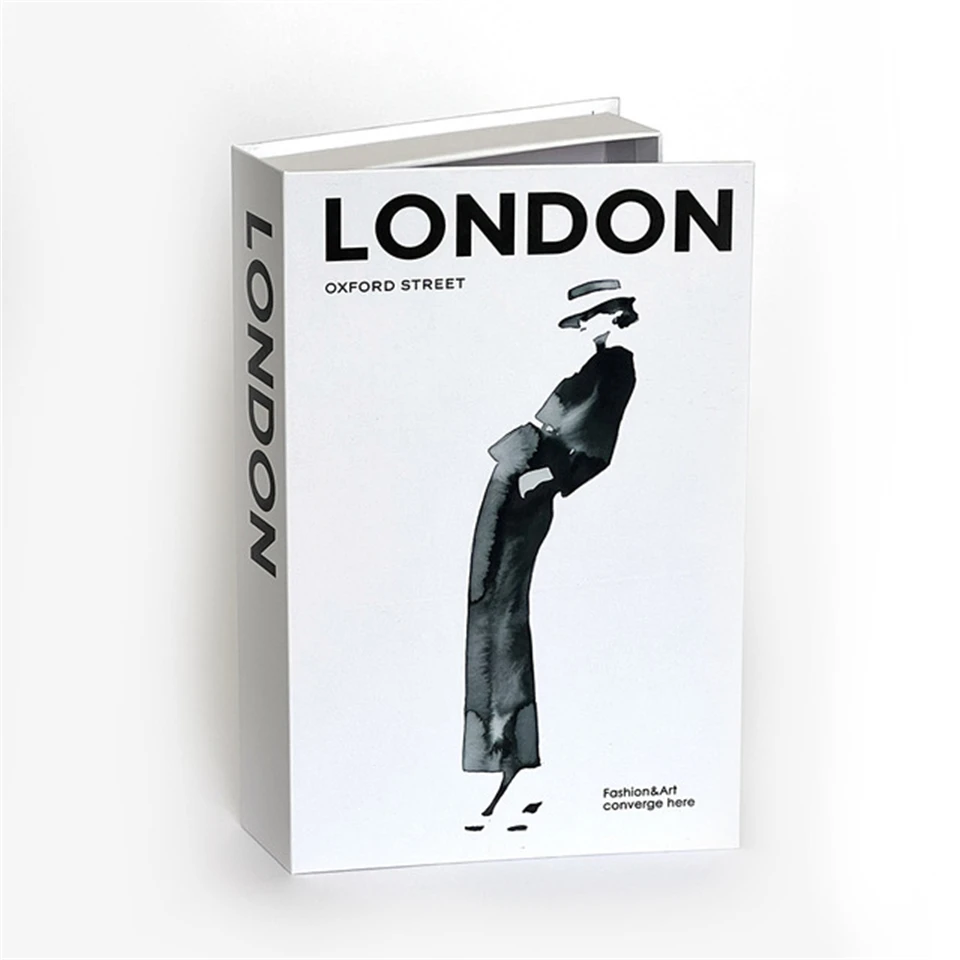 Luxury Fashion Decorative Faux Book