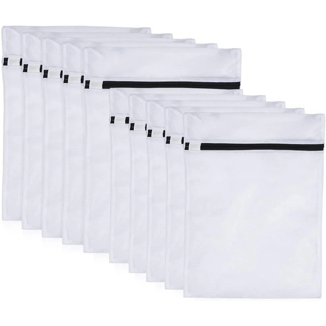 

10 Pack Washing Machine Laundry Bags, Zippered Mesh Laundry Bags, Laundry Bags for Blouses, Bras, Hosiery(5S+5L)
