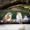 5x200cm Flying Bird Decorative PET Tape Collage Decoration Journal Mobile Laptop Masking Tapes School Stationery Label Sticker 5