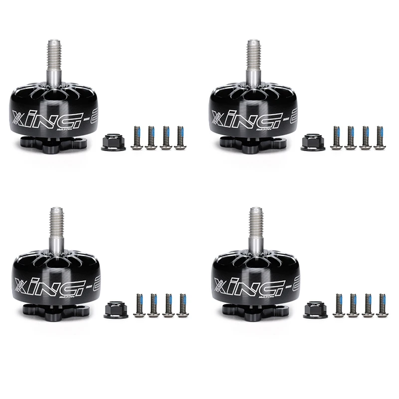 4Pcs iFlight XING E 2207 1800KV 6S /2450KV 2750KV 4S Brushless Motor For FPV Racing Drone Parts Multicopter Remote