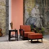 American light luxury solid wood fabric leisure chair sofa 5