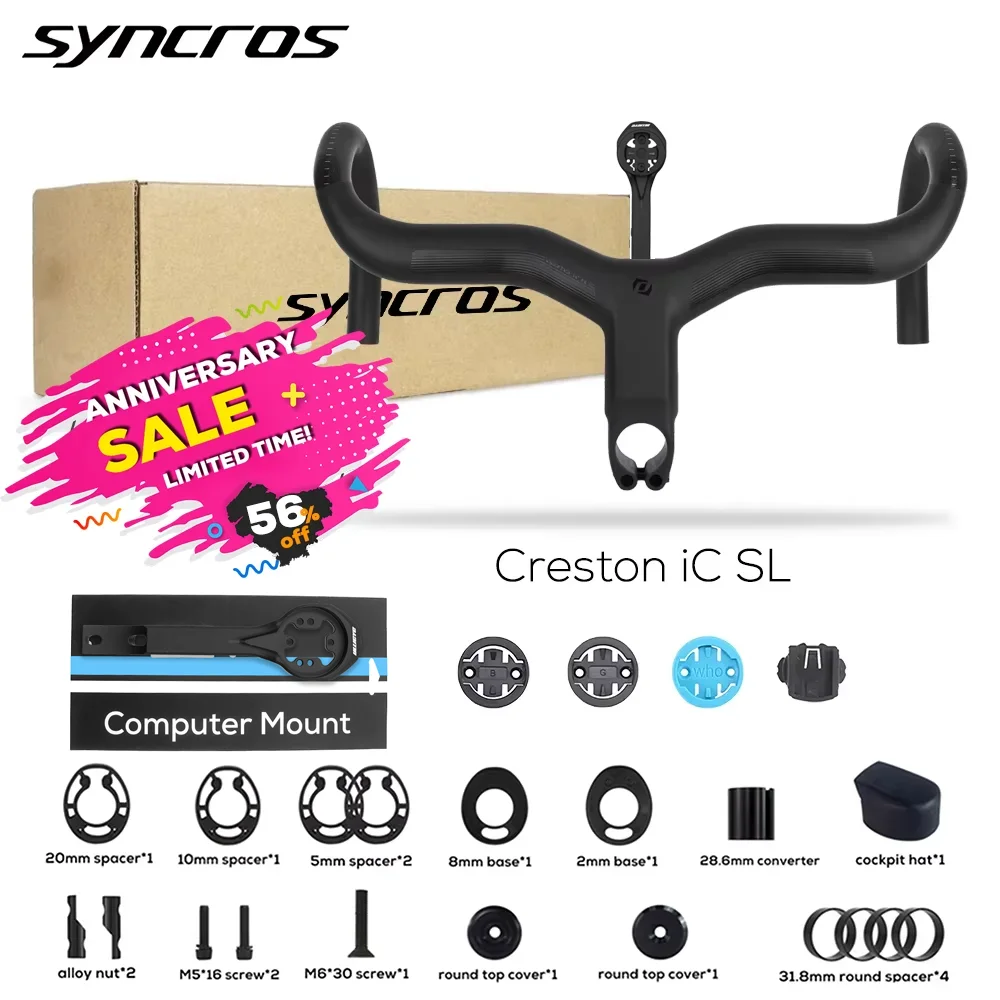 Syncros Creston IC SL Carbon Cockpit Fully Internal Cable