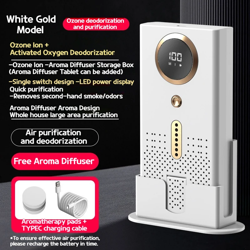منقي هواء مولد الأوزون لتنقية كفاءة عالية لسطح الم...