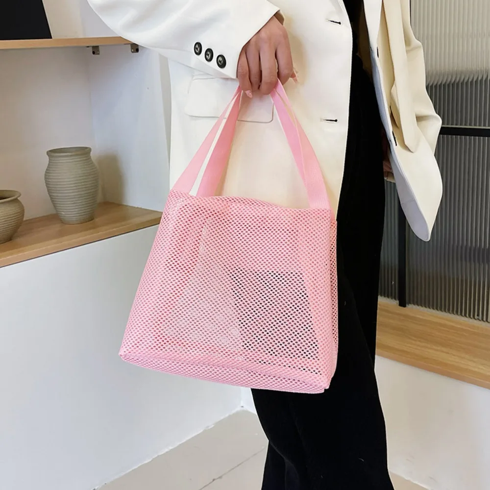 

Многофункциональная сумка для хранения, прочная сетчатая вместительная сумка для купания и душа, сумка для макияжа