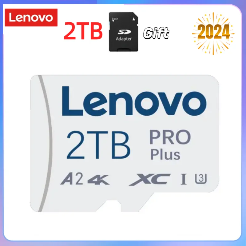 Scheda Di Memoria Lenovo Da 128Gb 2Tb Scheda Sd Micro Tf Da 1Tb Class10 Ad Alta Velocità 512 G128G Cartao De Memoria Archiviazione Dati Per Telefono/C