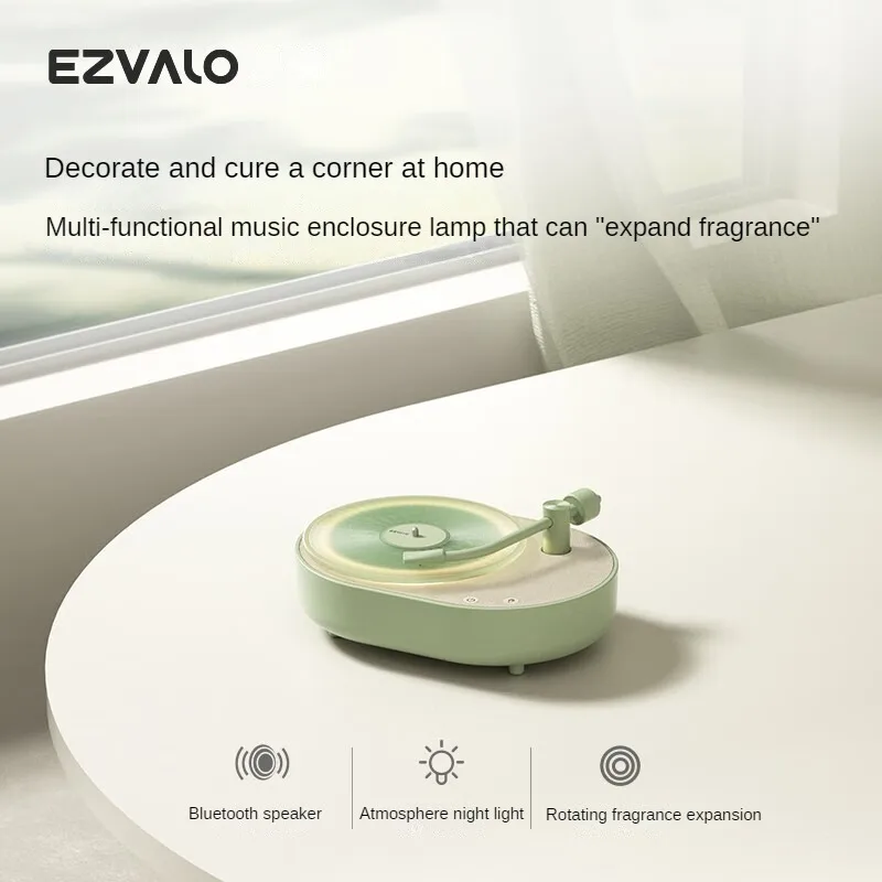 EZVALO アロマセラピー Bluetoothスピーカー EZVALO Aromatherapy Bluetooth Speaker with Atmosphere Light