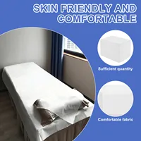 Draps de lit jetables, 100 pièces, pour Salon de beauté, Spa, Massage, épais, Non tissé, respirant, voyage, affaires, hôtel, hôpital 2