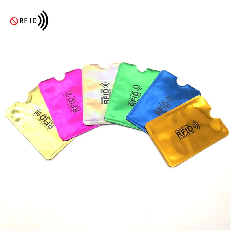 5-20 Stück Aluminium Anti Rfid Kartenhalter NFC Blocking Reader Lock Id Bankkartenhalter Gehäuse Schutz Metall Kreditkartenetui – Detail 3