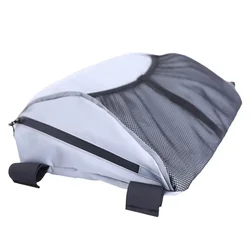 Waterproof Oxford Kayak Seat Backpack Organizer with Mesh Storage Bag (Grey)