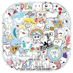 Cartoon Teeth Protection Waterproof Sticker Pack for Kids - Cute and Durable Adhesive Decals (Random 50PCS)