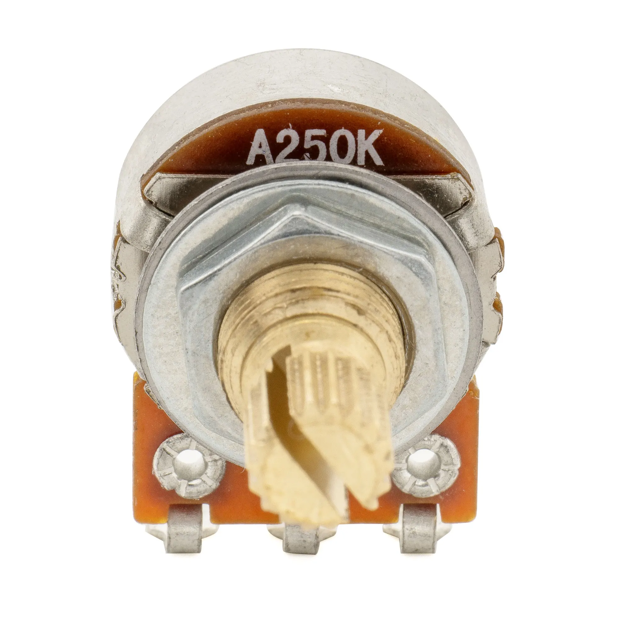 Musiclily Pro A250K/B250K/A500K/B500K Mini Pot Messing Metrischer Kurzschaft 6,5mm Potentiometer für E-Gitarre und Bass – Detail 5