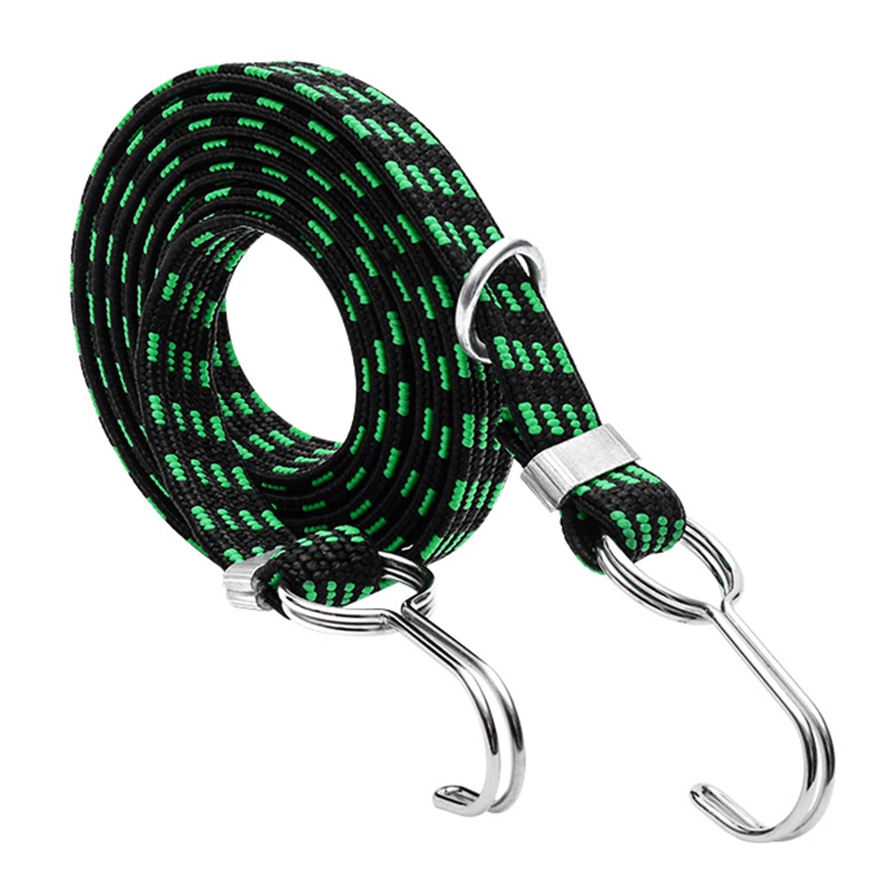 Bicycle Accessories Elastics Rubber Luggage Rope Cord Hooks Bikes Rope Bicycle Luggage Roof Rack Strap Fixed Band Hook 1PCS