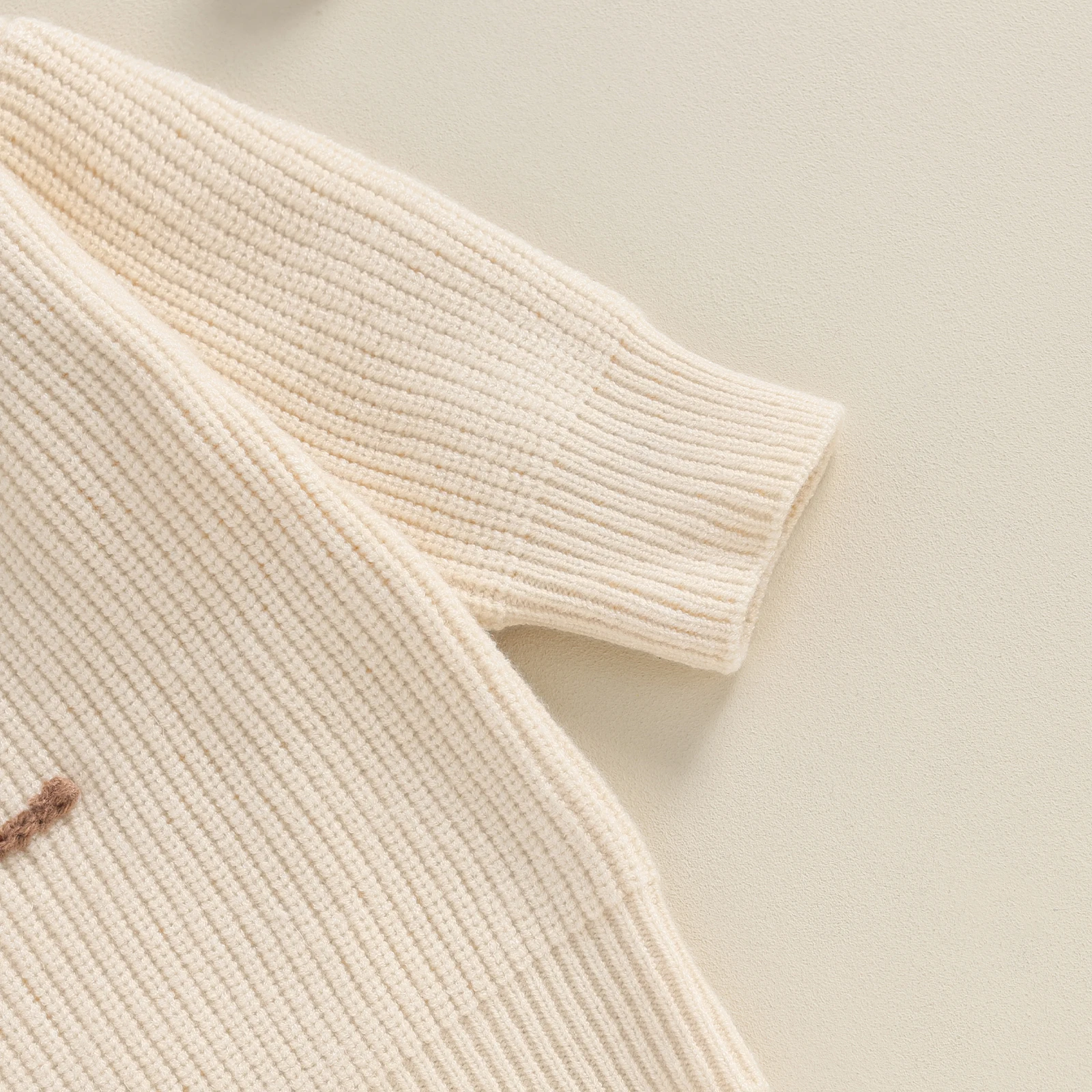 여아  니트 스웨터, 가을 겨울 캐주얼 어린이 옷, 귀여운 문자 꽃 따뜻한 긴 소매 풀오버,  니트웨어