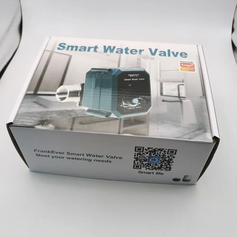 Tuya Zigbee WiFi Water Valve Shutoff ON 0% To Controller Support Alexa Google Assistant Smart Wireless Control Smart Life electric shut off valve